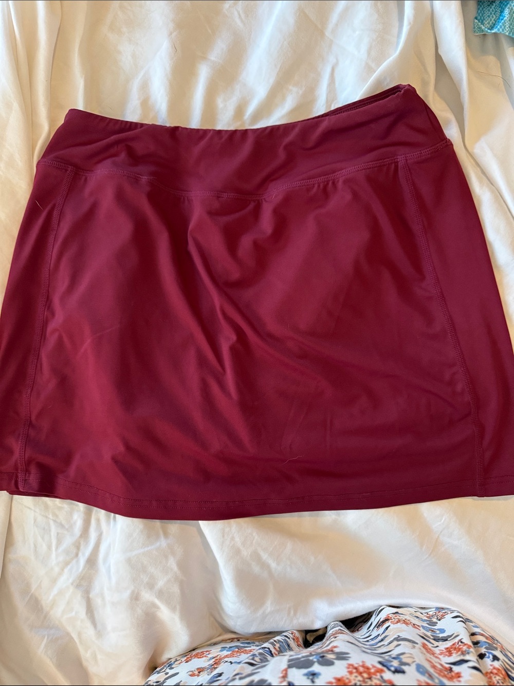Women’s tennis Active Skirt - Maroon Mini